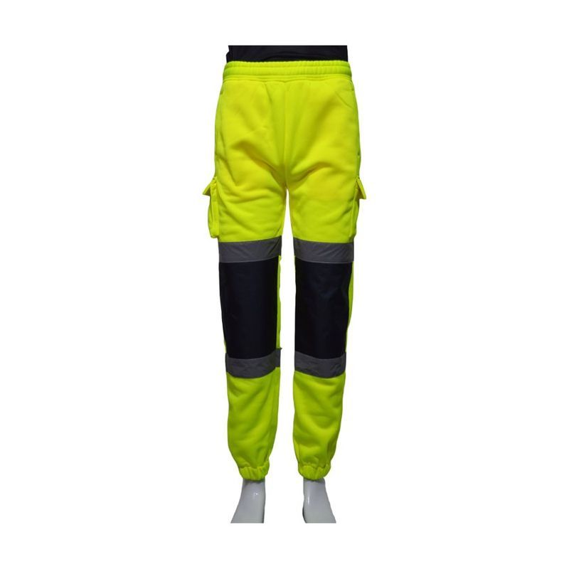 Reflective Tape Safety Jogging Fleece Pant