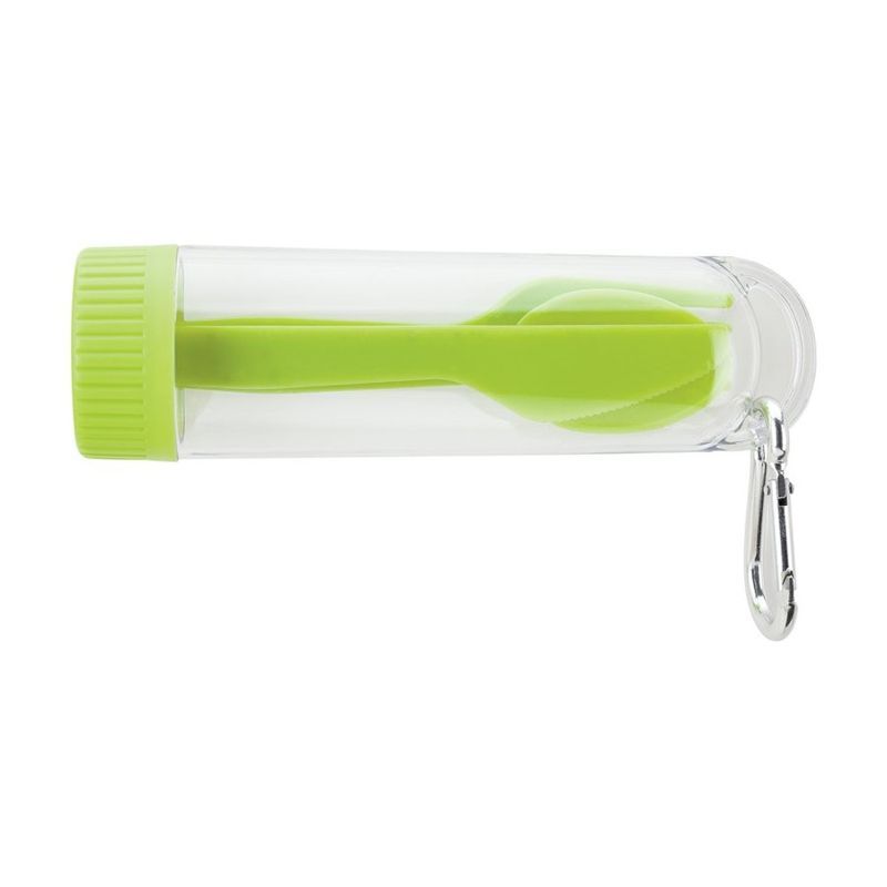 Portable Cutlery Set with Carabiner