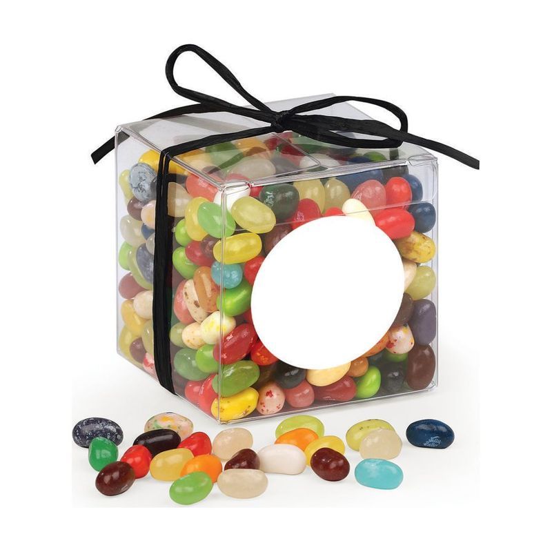Acetate Cube with Jelly Belly Jelly Beans