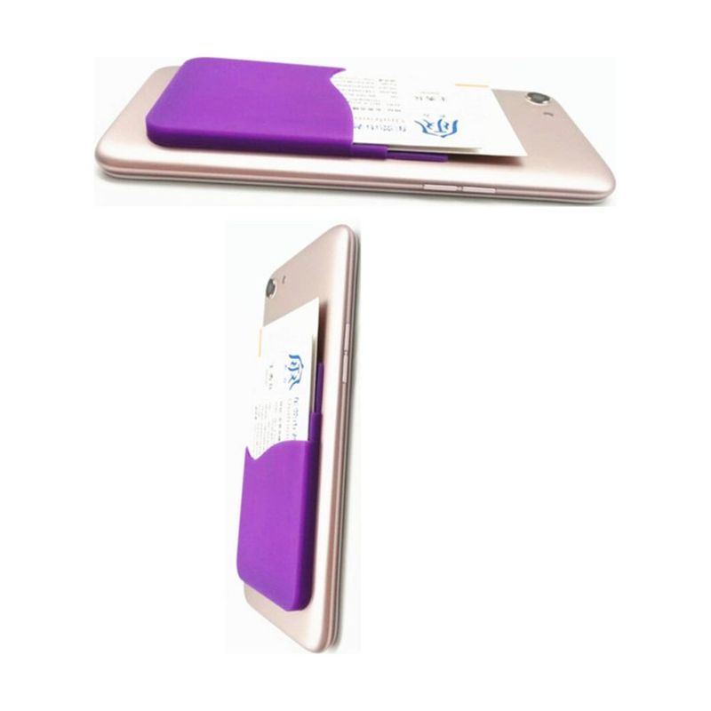Silicone Double-Pocket Phone Wallet