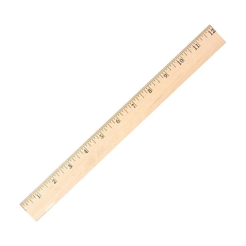 Farm Animals Color Rulers - Natural Wood