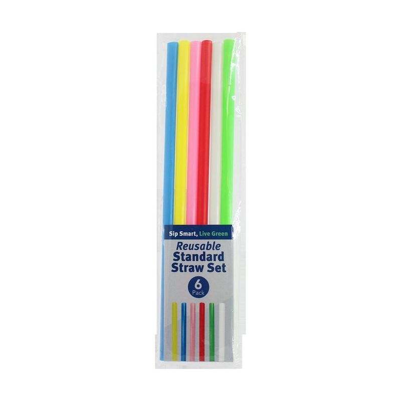 Reusable Standard Straw 6 Pack