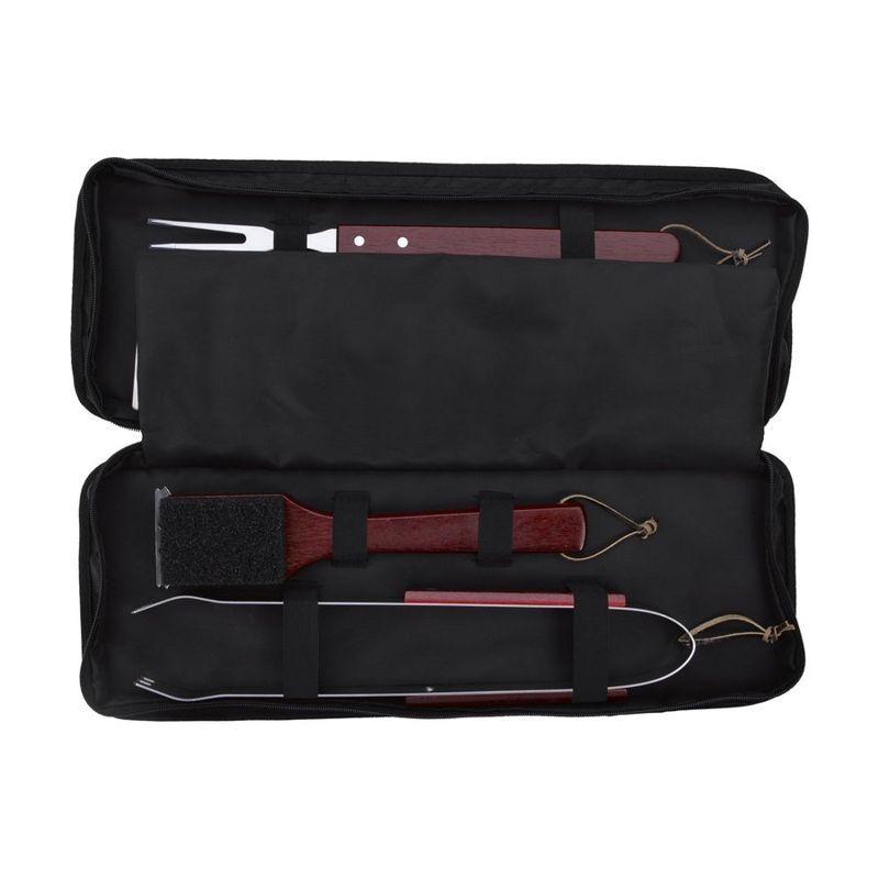 4-Piece BBQ Set with Case