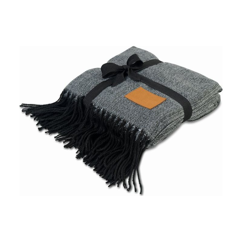 Herringbone Recycled Throw Blanket