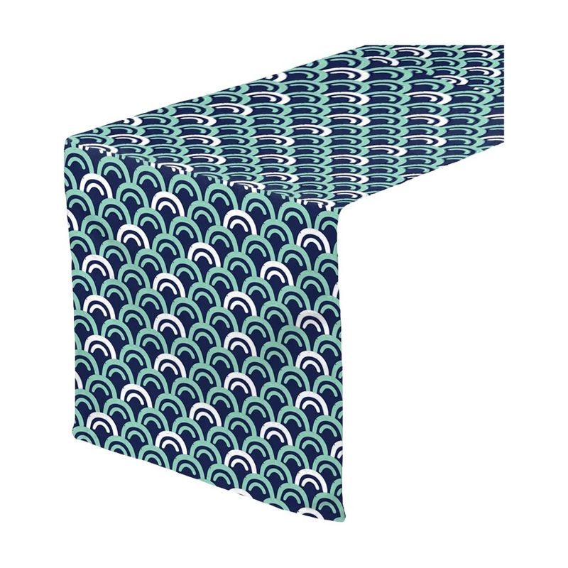 Knit Polyester Table Runner with Sublimated Print