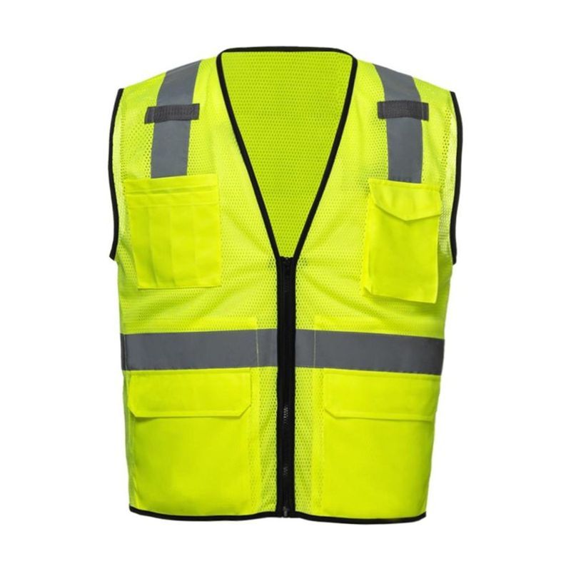 3.8 Oz Polyester Class 2 Reflective Tape Cross Back Vest