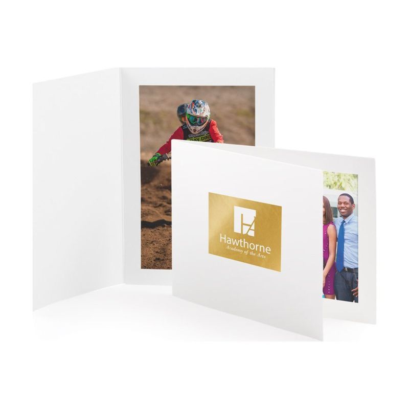 White Photo Folder 5" x 7"
