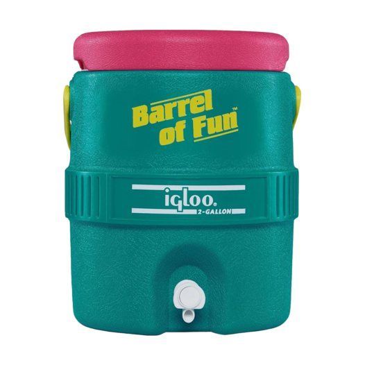 Igloo Retro Barrel of Fun 2-Gallon Jug