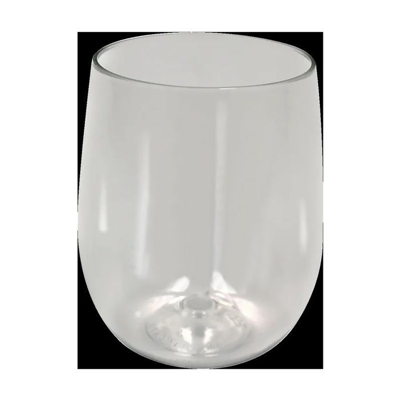 12 Oz Ocean-Bound Recycled PET Stemless Wine Glass