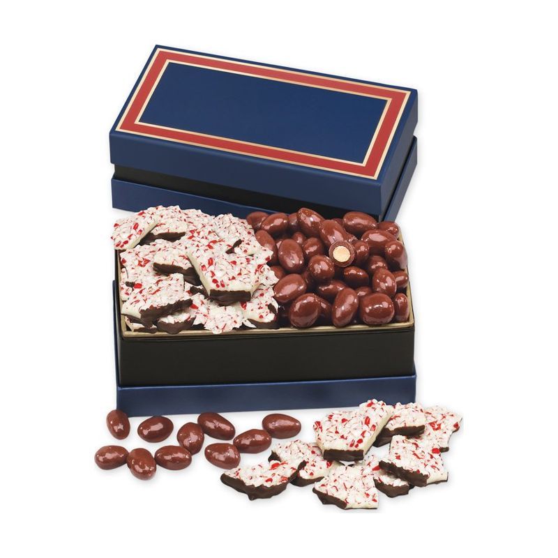 Classic Selection with Chocolate Almonds and Peppermint Bark