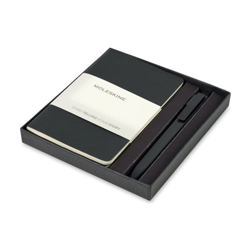 Moleskine Pocket Cahier Journals and GO Pen Gift Set