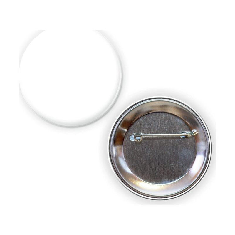 2-3/16" Round Button with Pin