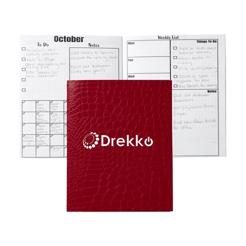 Crocodile Cover Monthly Planner Calendar 8 x 10