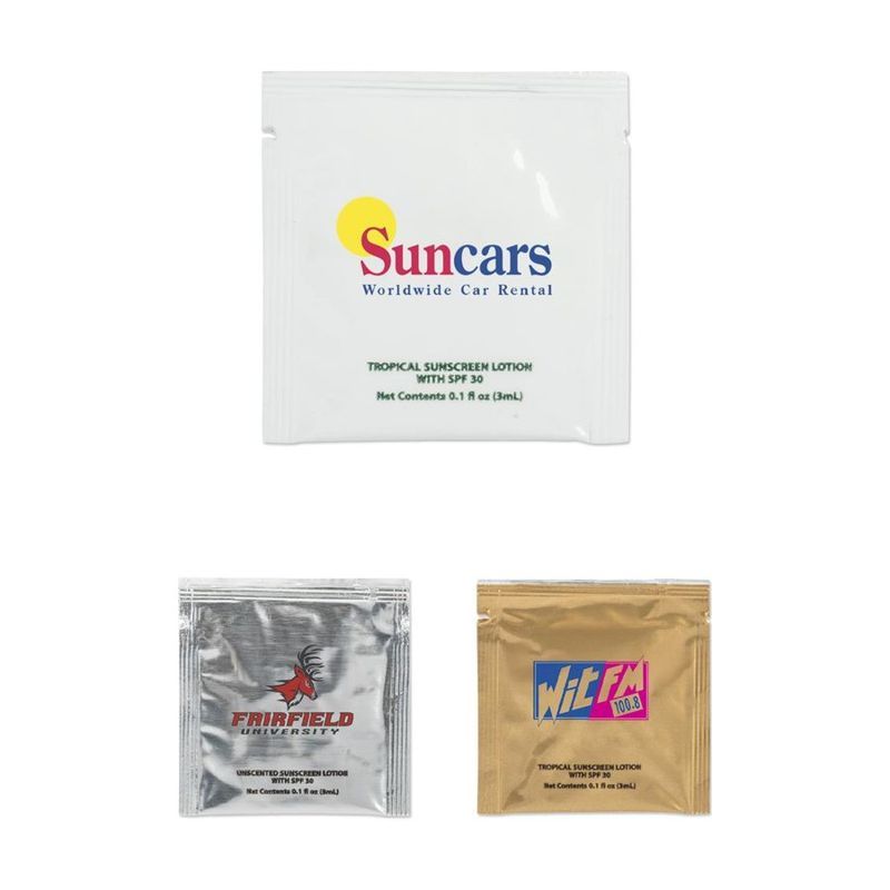 Sunscreen Packets