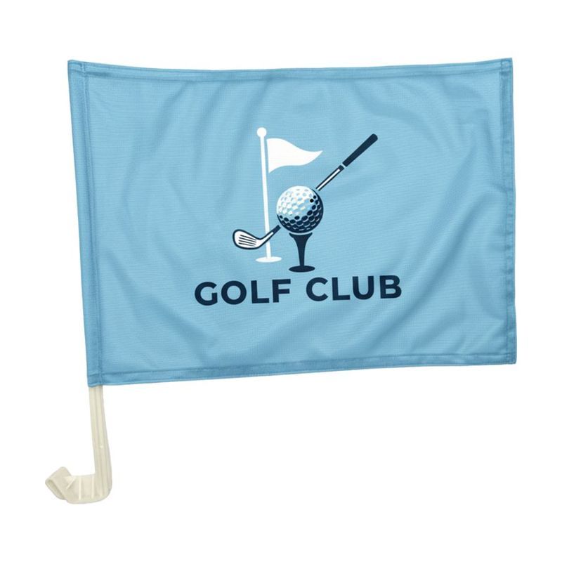 Car Flag, 12 x 18 Inch with Pole