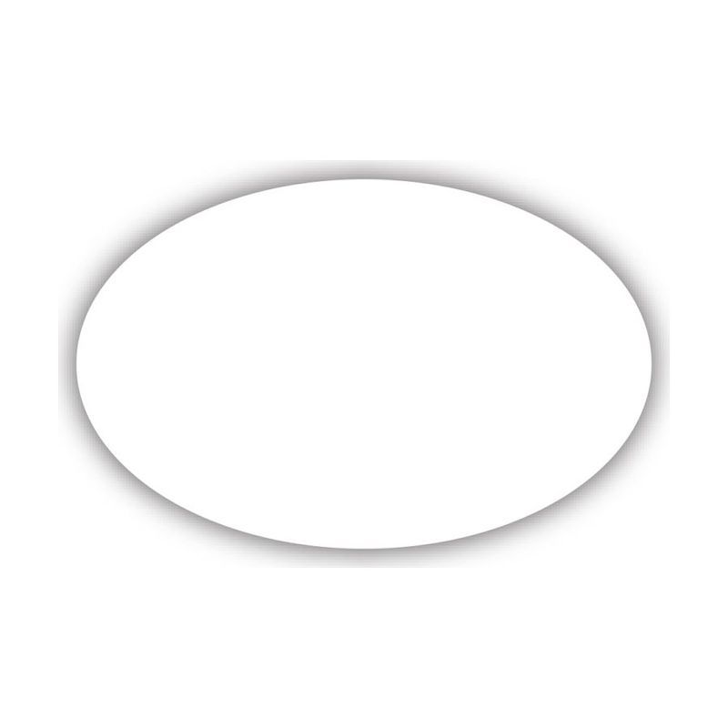 Oval Celluloid Button 1.75" x 2.75"
