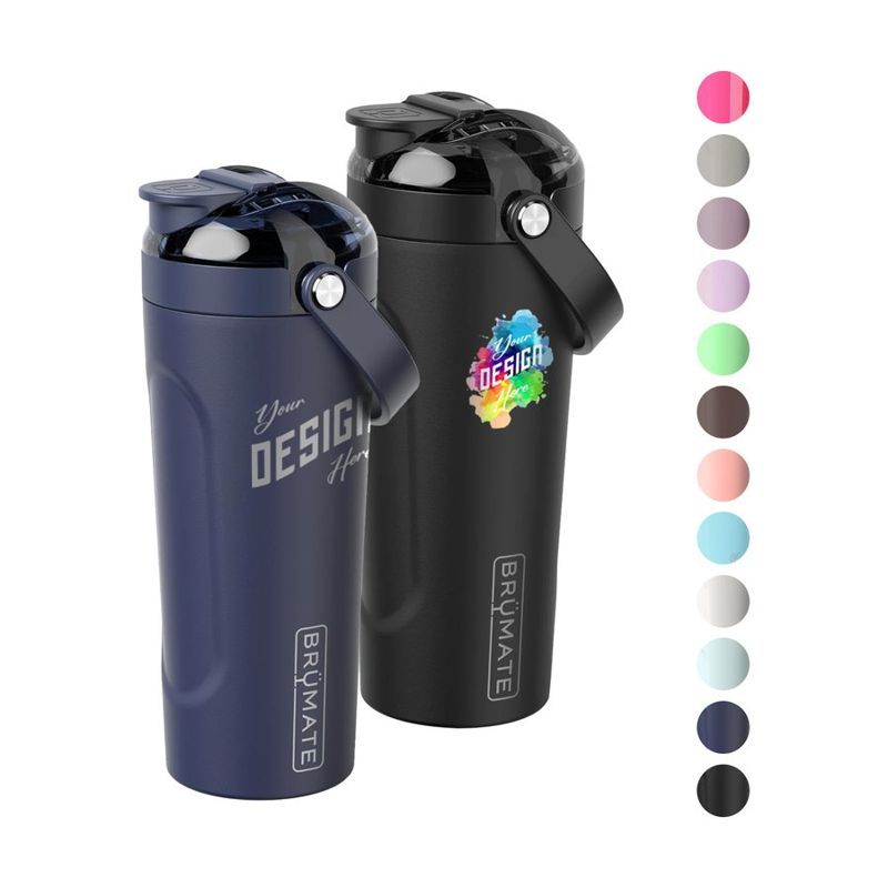 BruMate 25 oz Stainless Insulated Protein Shaker Bottle