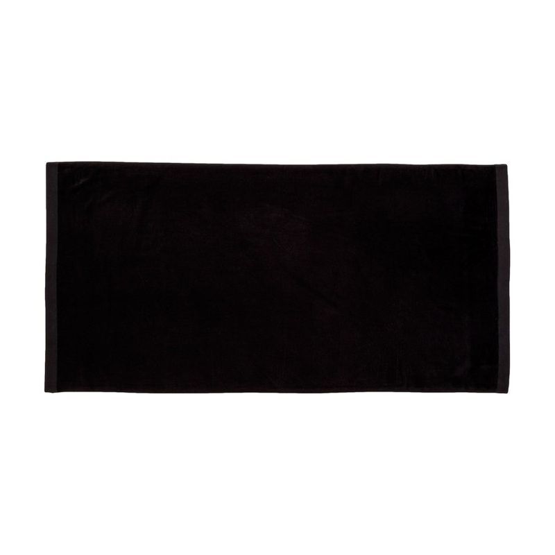 King Size Velour Beach Towel with Dobby Hem