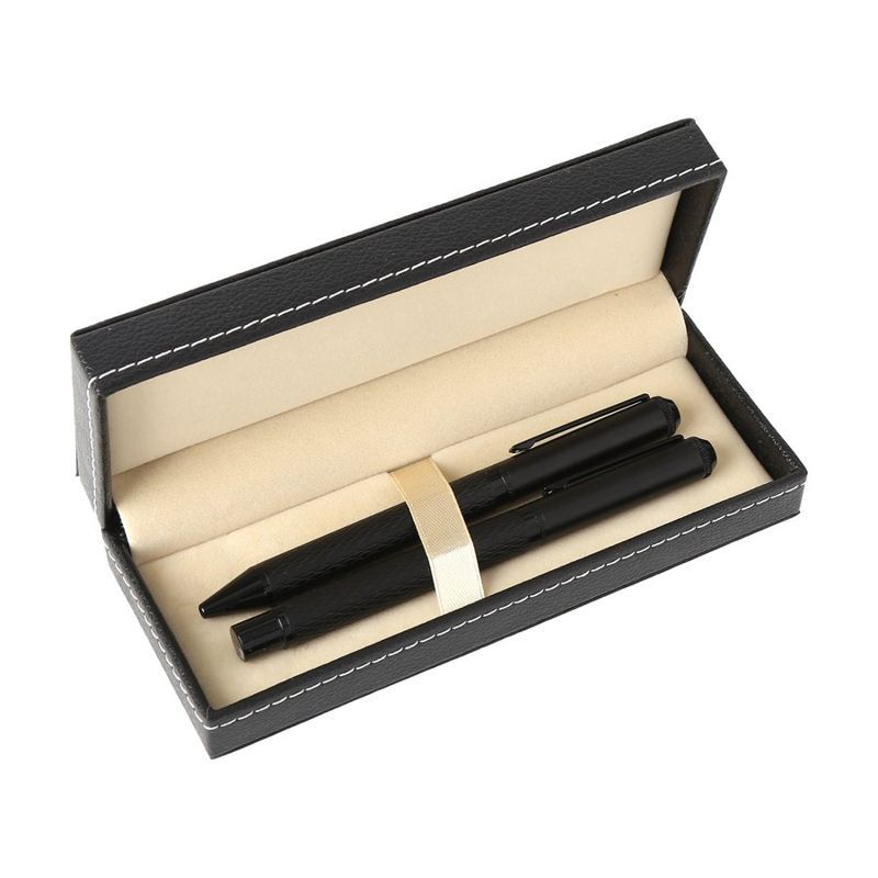 Gunmetal Ballpoint and Rollerball Pen Gift Set