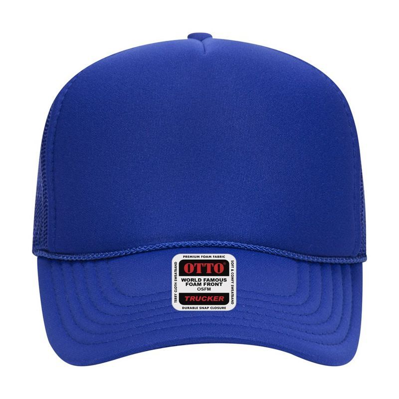 OTTO Cap 5 Panel Mid Profile Mesh Back Trucker Hat