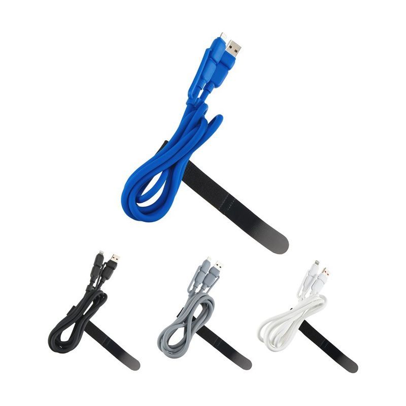 Torque Flex 4 in 1 60W PD 59 Inch Silicone Charging Cable