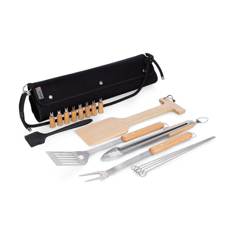 18-Piece BBQ Roll Up Set