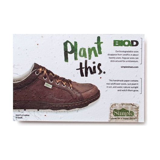 Seed Paper Postcard, Medium
