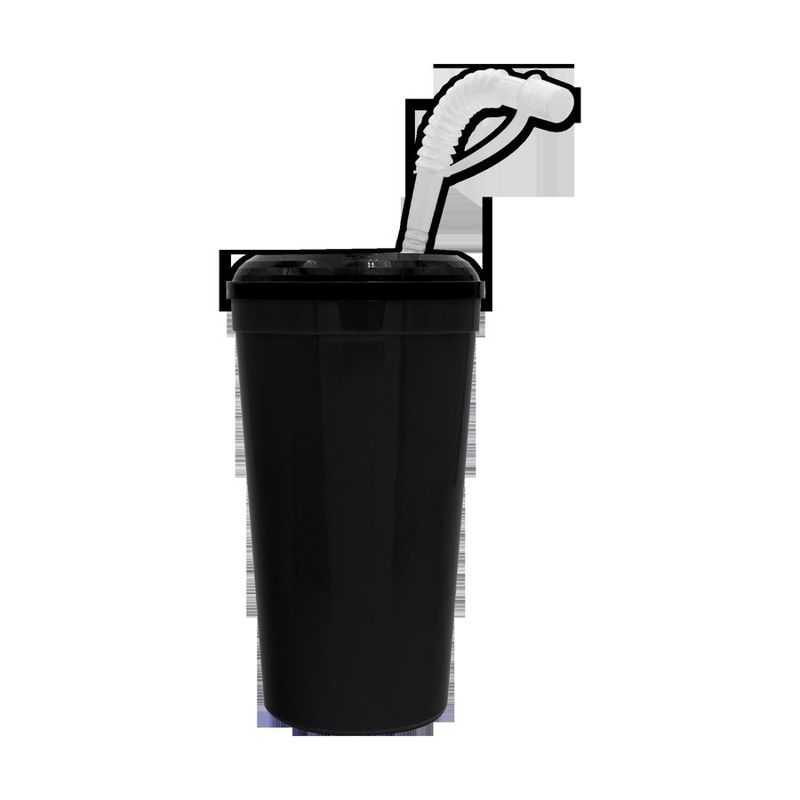 Supersize Stadium Cup with Straw Lid (32 oz)