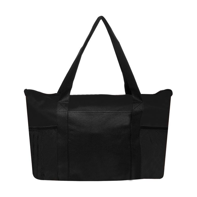 Zippered Non-Woven Tote Bag