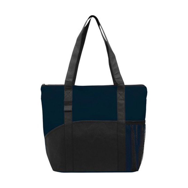 Two-Tone Nonwoven Pocket Tote