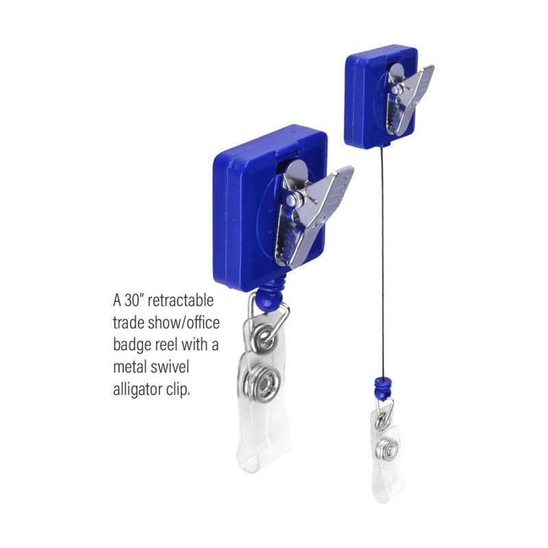 Square Retractable Badge Holder