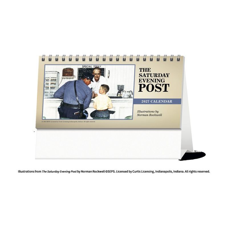 Saturday Evening Post Norman Rockwell Desk Calendar