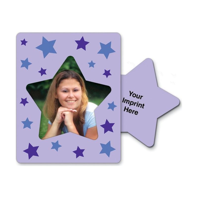 30 Mil Star Center Picture Frame Magnet, Full Color