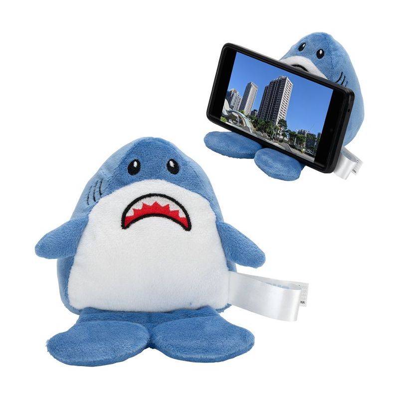 Weighted Shark Plush Phone Holder