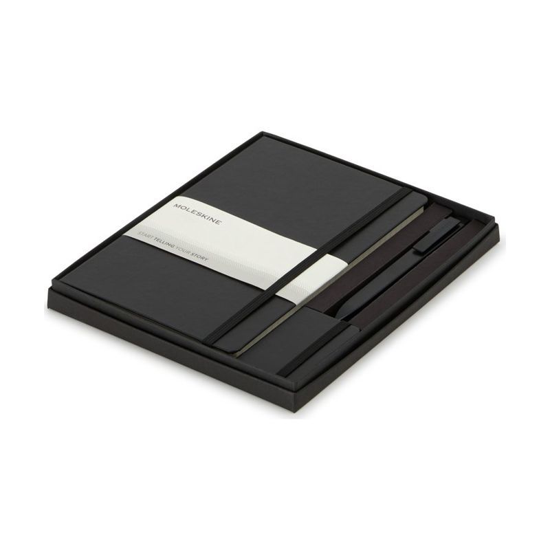 Moleskine Large Notebook, GO Pen, and Mini Charm Gift Set