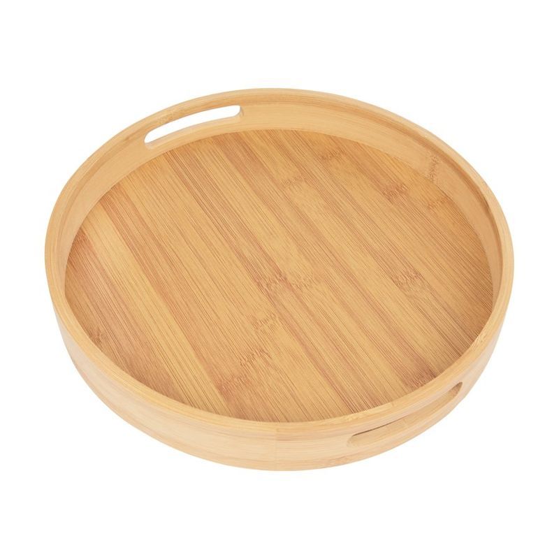 Bamboo Serving Tray with Handles