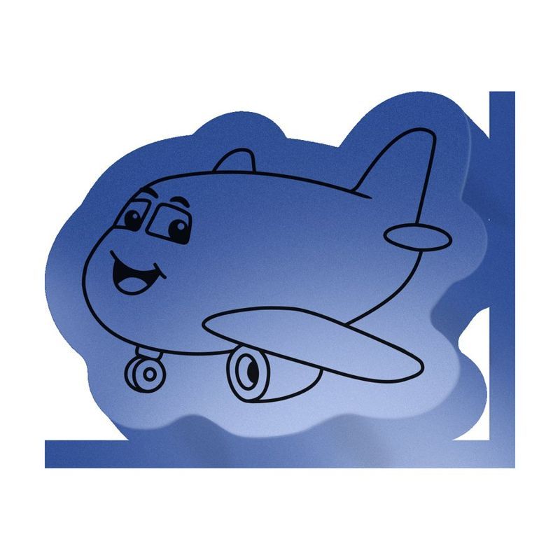 Color Changing Airplane Die Cut Eraser