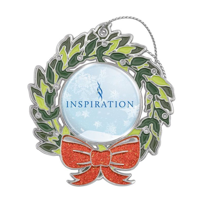 Glitter Wreath Holiday Ornament