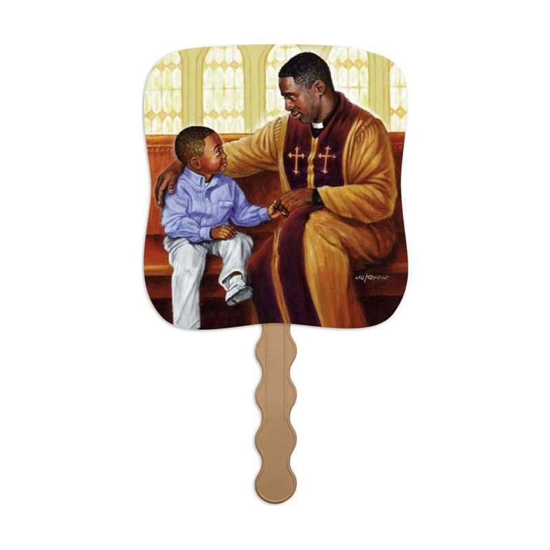 Spiritual Guidance Pictorial Hand Fan