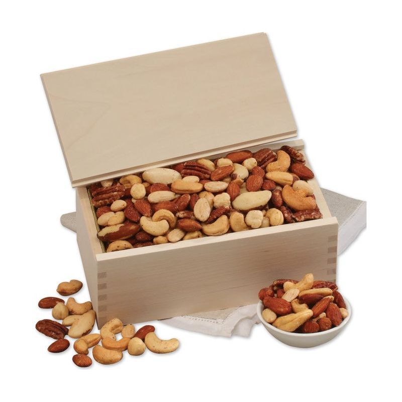 Deluxe Mixed Nuts in Wooden Collector's Box