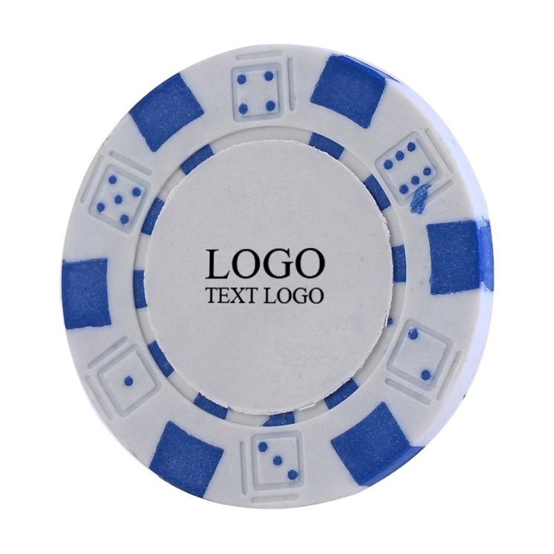 Dice Logo Plastic Poker Chips