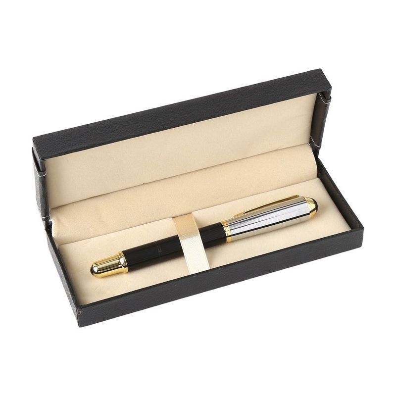 Luxury Silver Rollerball Pen Gift Set