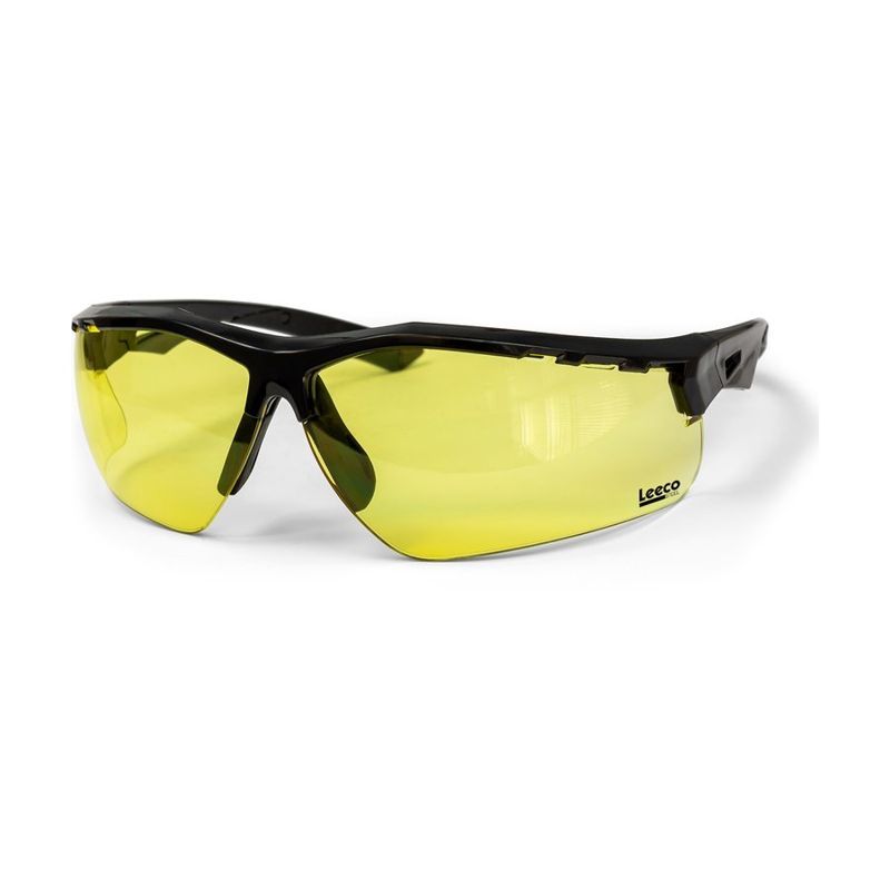 Safety Eyewear Black Frame, Amber Lens