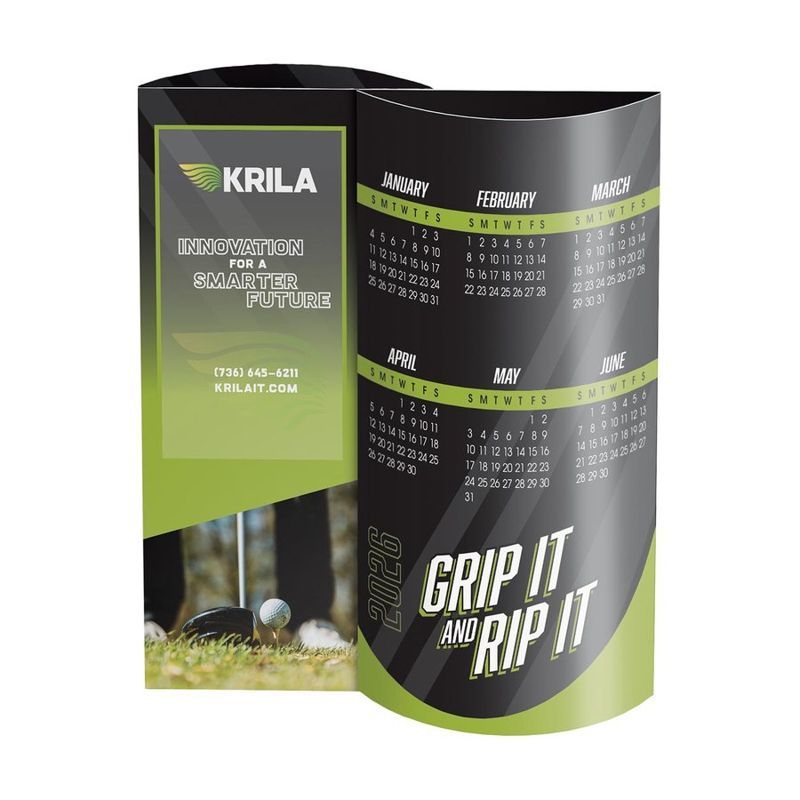 Golf 3D Wave Desk Calendar