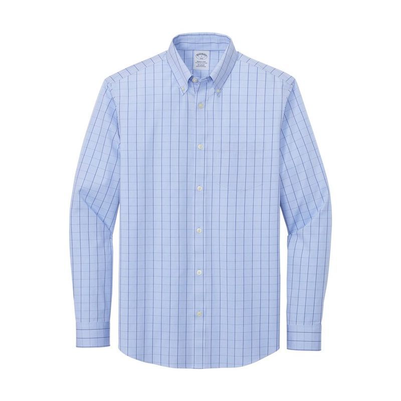 Wrinkle-Free Stretch Patterned Shirt