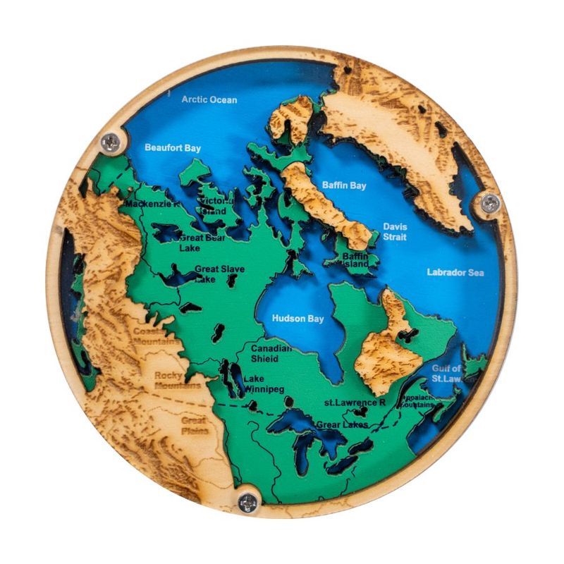 Layered Wood Coaster