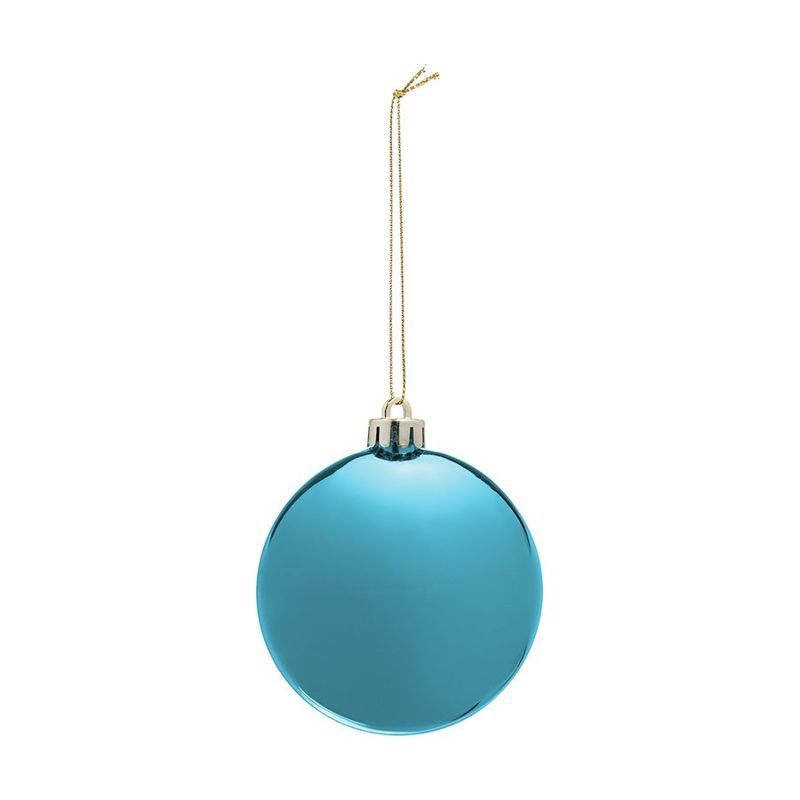 Chrome Round Disk Ornament