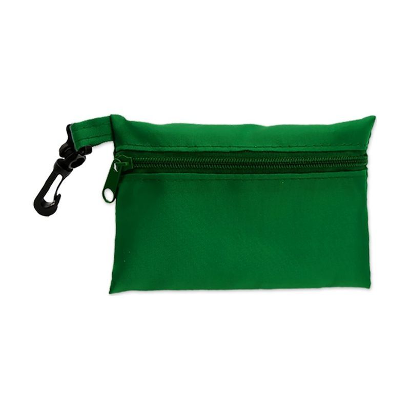 Polyester Zip Pouch with Clip