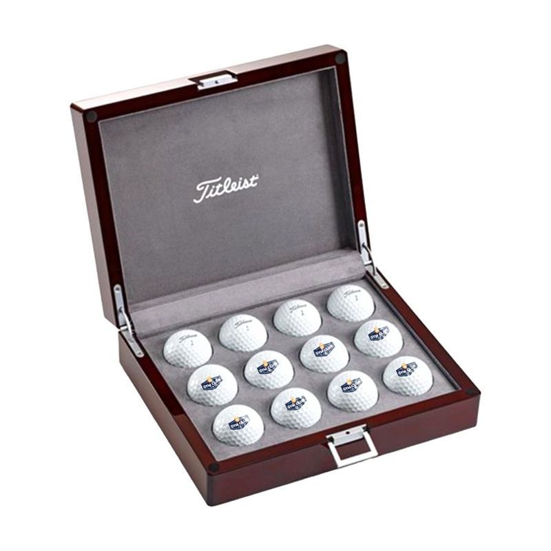 Titleist Pro V1 Golf Balls in Wooden Gift Box, 12 Pack