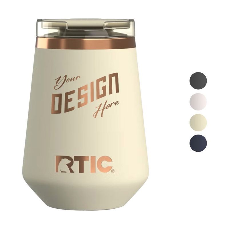12 oz RTIC Stainless Ceramic-Lined Happy Hour Lowball Tumbler